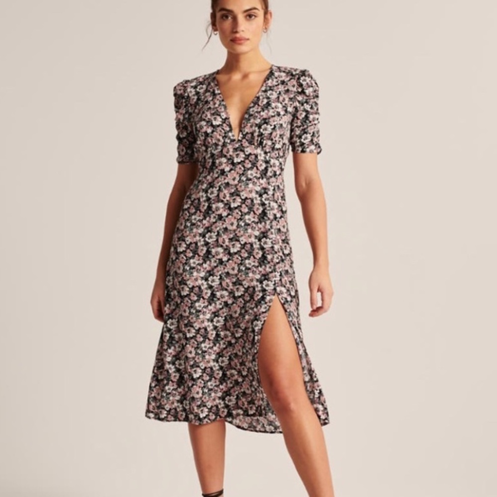 NWOT Abercrombie Midi Floral Dress